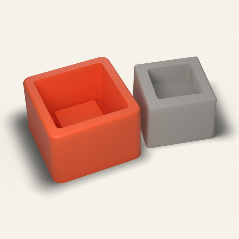 Cube Tealight Holder Mold