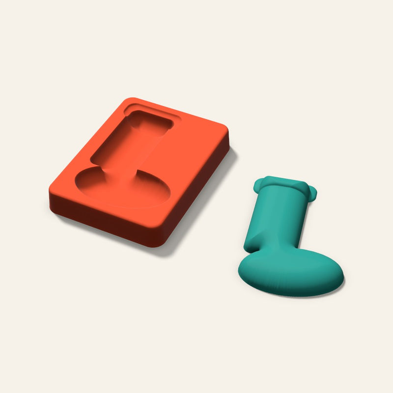 Stocking Freshie Mold, 4 Inch
