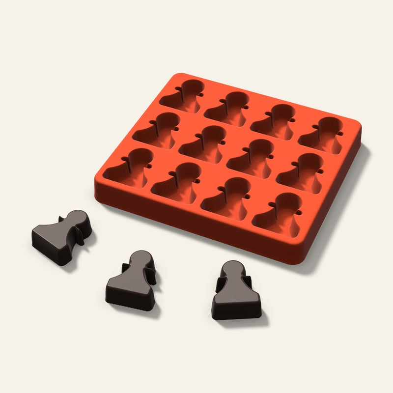 Chess Pawn Chocolate Mold, 1.5 Inch, 12 Cavity