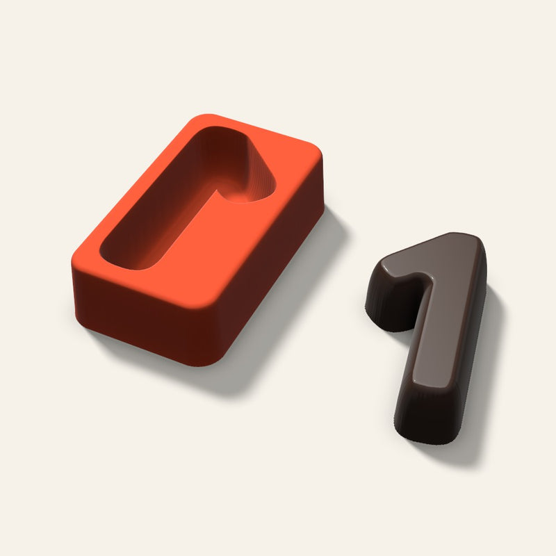 Number 1 Mold, 3 Inch