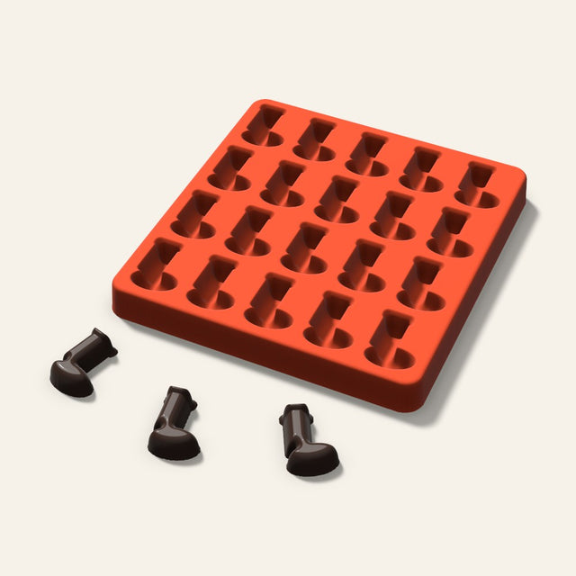 Stocking Candy Mold, 1.25 Inch, 20 Cavity, 3D render