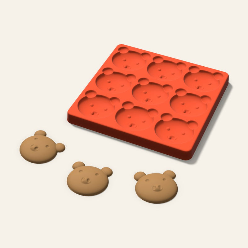Pig Pet Treat Mold, 2 Inch, 9 Cavity