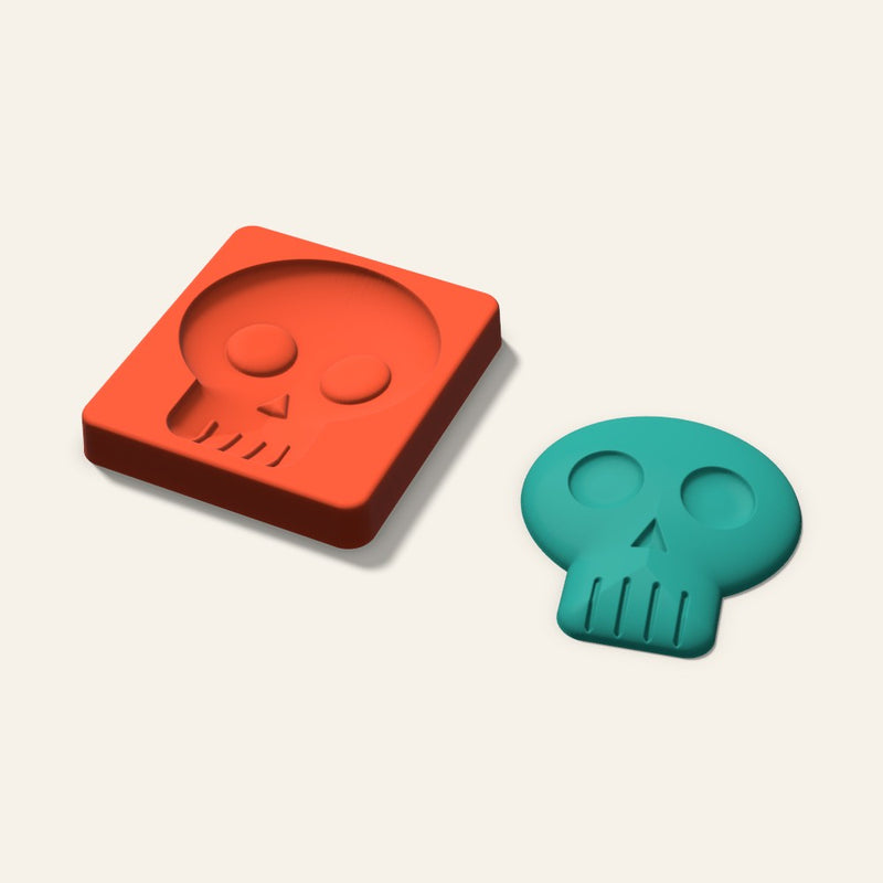 Skull Freshie Mold, 4 Inch
