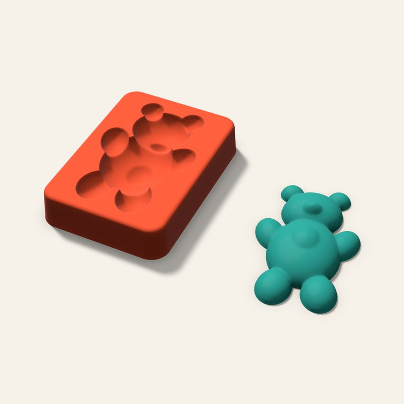 Gummy Bear Freshie Mold, 3 Inch