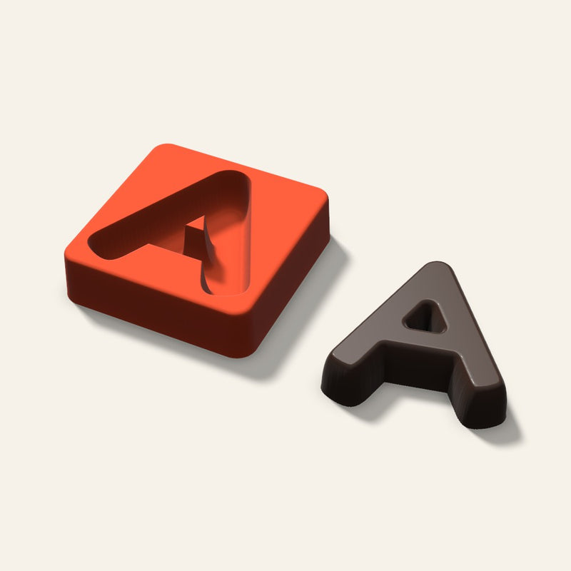 Letter A Mold, 3 Inch
