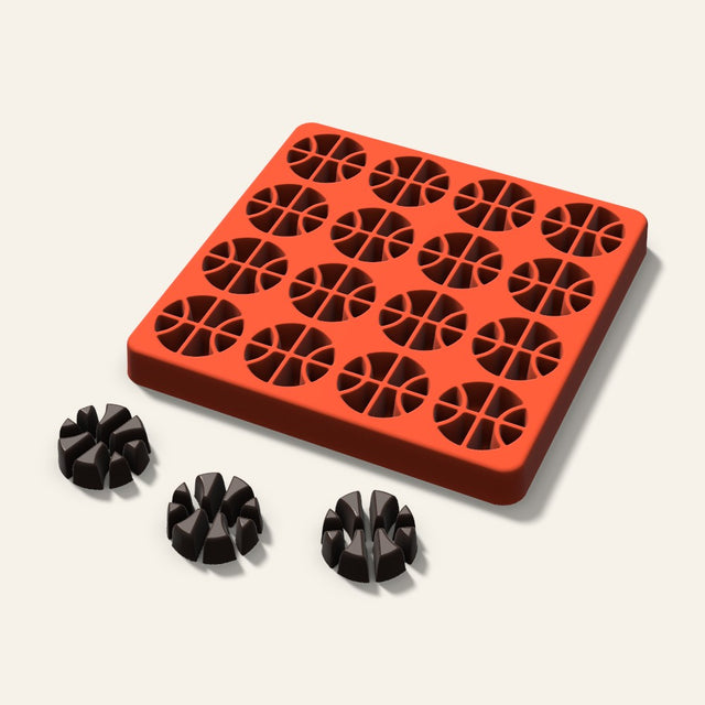 Basketball Candy Mold, 1.25 Inch, 16 Cavity, 3D render