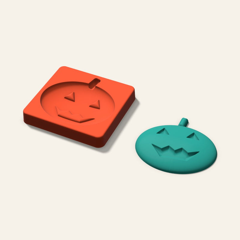 Jack-o'-Lantern Freshie Mold, 4 Inch
