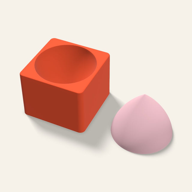Kiss Drop Soap Mold, 4 Inch, 3D render