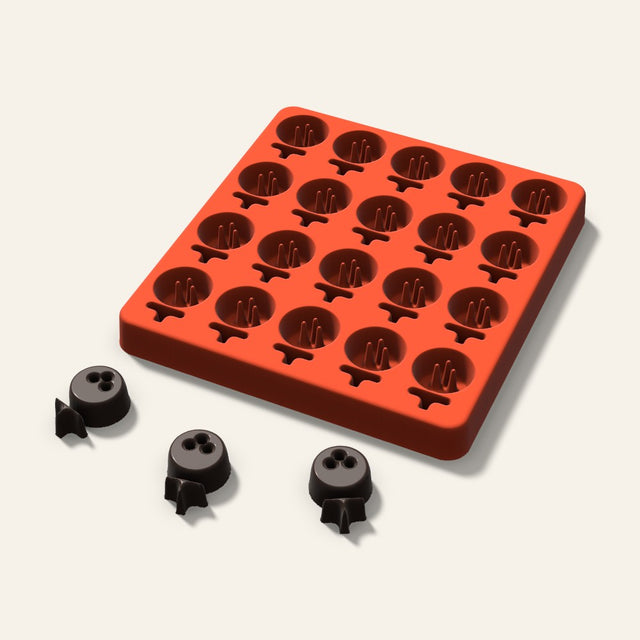 Golf Candy Mold, 1.25 Inch, 20 Cavity, 3D render