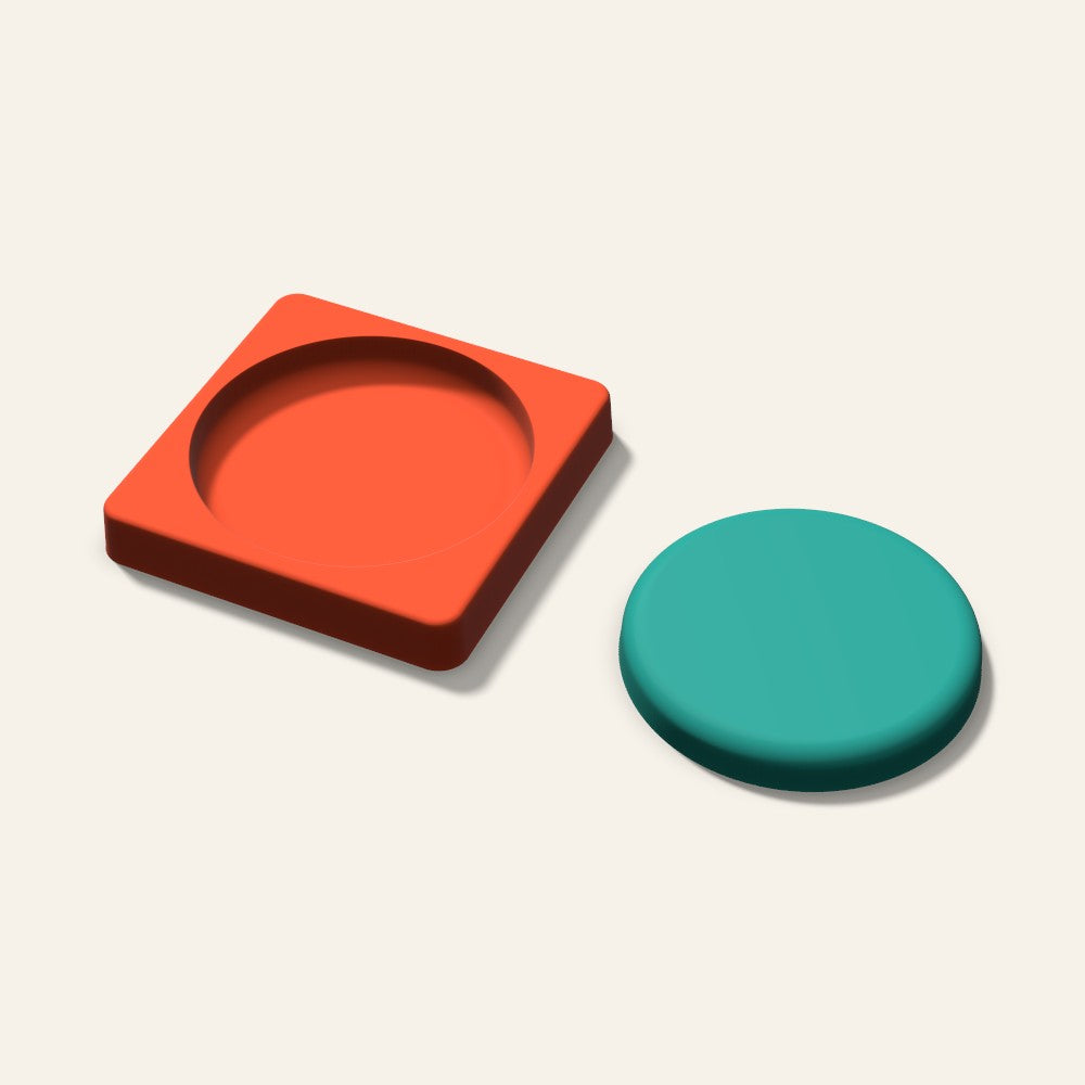Round Freshie Mold, 4 Inch, 3D render