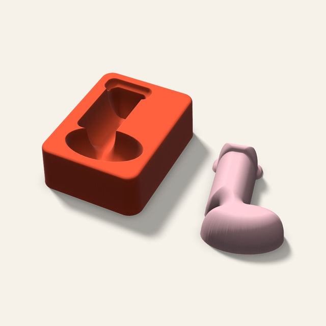 Stocking Soap Mold, 3 Inch, 3D render