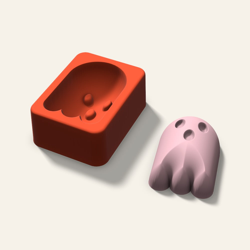 Ghost Soap Mold, 2.5 Inch, 3D render