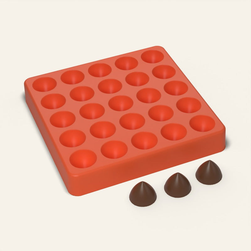 Kiss Drop Candy Mold, 25 Cavity